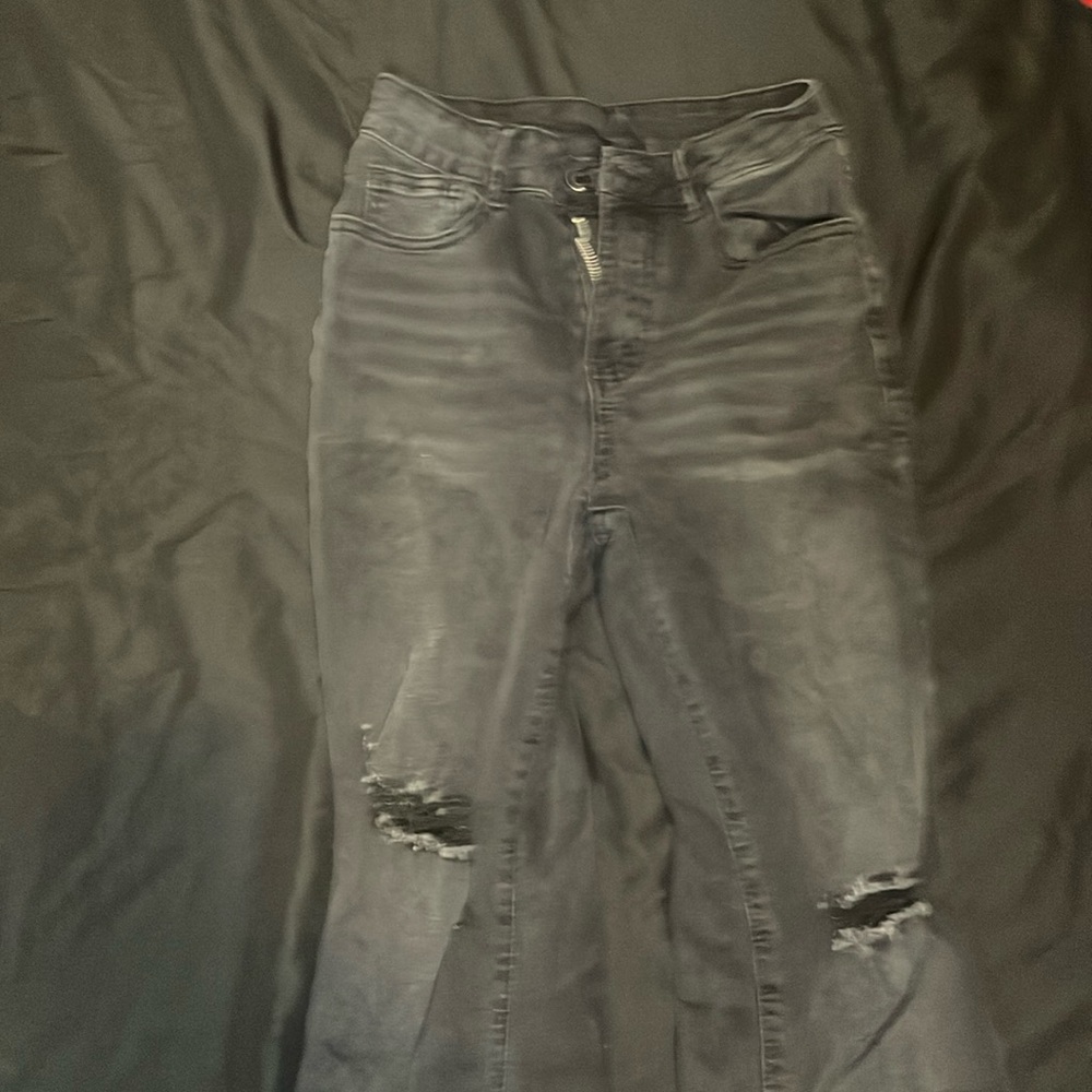 Black Bootcut Jeans